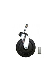 Roue noire silencieuse 4" pour chariot 9T75-9T72 #PR195958500