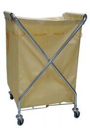 Chariot à linge en métal de style en X #WH000193000