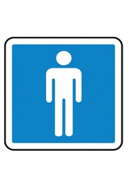 Étiquette de sécurité pour toilette Homme-Femme en plastique #TQSAW818000