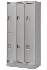 Steel Lockers 2-Tier, Knocked Down #TQ0FL398000