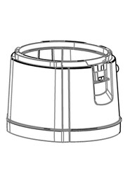 Dust container - short 1 #NA910928000
