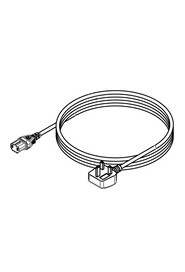 15mt x 1mm x 2core cable (nuc17s + plug) euro plug  #NA911347000