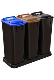 MOBILIA 3-Stream Recycling Station 58L #NI0M0B58000