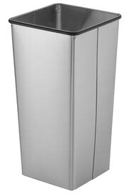 Stainless Steel Waste Receptacle with Open Top #BO002260000