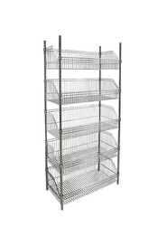 Wire Basket Shelving Unit, 5 Tiers #TQ0RN609000