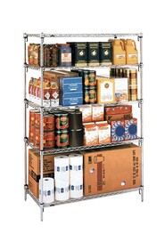 Super Adjustable Shelving Unit Super Erecta, 4 Tiers #TQ0RL464000