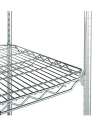 Adjustable Shelving Unit Qwikslot, 4 Tiers #TQ0RG803000