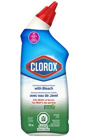 CLOROX Nettoyant désinfectant pour cuvette avec eau de javel #CL001000700