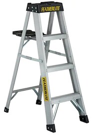 Industrial Aluminium Ladder with Plate #TQ0VC241000