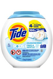 TIDE PODS 3 in 1 HE Laundry Detergent #PG091798000