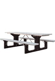Tables de pique-nique en plastique recyclé, élément en arc #TQ0ND426000