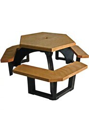 Hexagon Picnic Tables #TQ0NJ130000