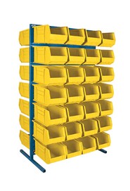 Double-Sided Stationary Bin Racks, 56 bins #TQ0CB372000