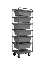 Double Sided Steel Mobile Tub Rack #TQ0FM025000