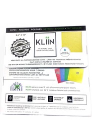 Kliin Reusable and Compostable Sheets Wipes #KL094041000