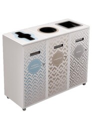 LOUNGE 3 Streams Recycling Station 58L #NILO5803BLA