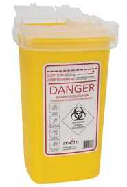 Biohazard and Shaps Waste Container 1L #TQSGW112000