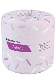 B040 SELECT Papier de toilette, 2 plis, 96 x 500 par caisse #CC00B040000