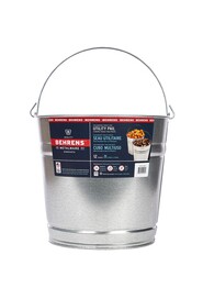 Seau utilitaire en acier galvanisé #WH0001212GS