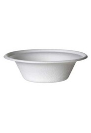 Compostable Round Bowl Bagasse White #GL006040000