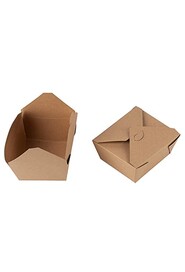 Contenant en carton pour repas à emporter compostable #GL006060000