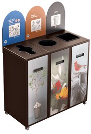MULTIPLUS Îlot de récupération à 3 voies 120L #NIMU12003P1BRU