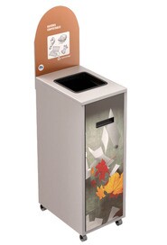 MULTIPLUS Station de recyclage pour les matières organiques 120L #NIMU120P1MOBLA