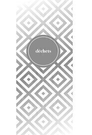 Autocollant "Déchets" pour station Multiplus #NIWASTP7120