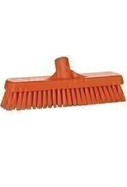 Brosse à récurer pour planchers et murs avec fibres fermes 12" #TQ0JN729000