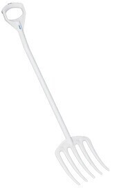 Hygienic Plastic Fork with Handle #TQ0JO992000