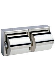 B-6999 Distributeur de papier hygiénique double avec plaque protectrice #BOB69997000