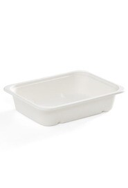 Rectangular Bagasse Take Out Container 32 oz #EC4009266000