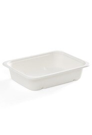 Contenant pour emporter rectangle en bagasse de 32 oz #EC4009266000