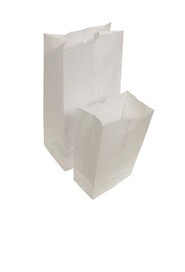 Compostable White Paper Bag #EC130002000