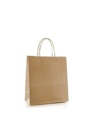 Sac en papier brun à poignées #EC112261500