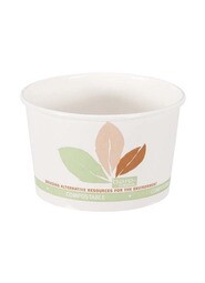 White Compostable Cardboard Container #EC700029000