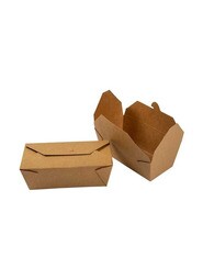 Take out Kraft Resealable Box #EC703943700
