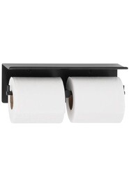 Surface Mounted Toilet Paper Dispenser with Utility Shelf #BO00B540MBK