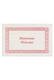 Paper "Bienvenue / Welcome" Printed Placemats #EM902002000
