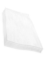 W910 Tuff Job Chiffons pour service alimentaire plié en 4, blancs #CC00W910000