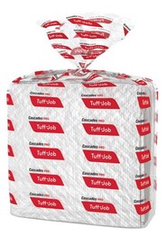 Tuff-Job Airlaid White Quaterfold Medium Duty Wipers #CC00W300000