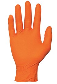 Gants en nitrile orange 7 mils sans poudre #CV2270NIT00