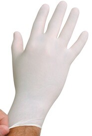 Gants en latex blancs 5 mils sans poudre #TQSCG911000