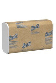 01510 SCOTT C-Folded White Hand Towel, 12 x 200 Sheets #KC001510000