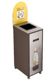 MULTIPLUS Recycling Station with lid 58L #NIMU58P1PVMGRI