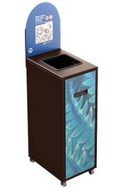 MULTIPLUS Recycling Station with lid 58L #NIMU58P2MRBRU