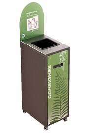 MULTIPLUS Recycling Station with lid 58L #NIMU58P3COGRI