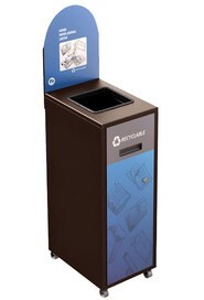 MULTIPLUS Recycling Station with lid 58L #NIMU58P6PCBRU