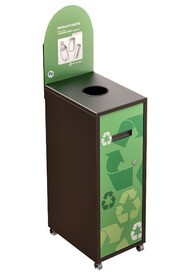 MULTIPLUS Station de recyclage avec couvercle 120L #NIMU120P2CONOI
