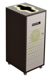 LOUNGE Poubelle de recyclage 58L #NILO58P7PVMBRU